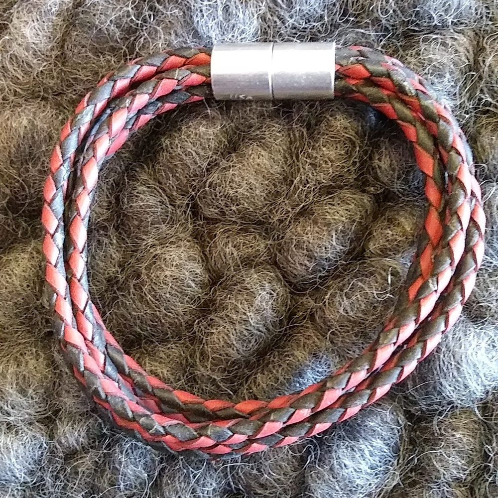 Leather Magnetic Bracelet